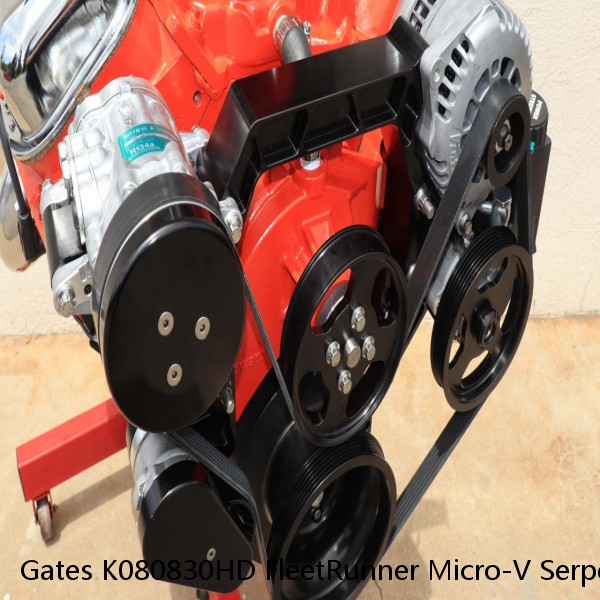 Gates K080830HD FleetRunner Micro-V Serpentine Drive Belt